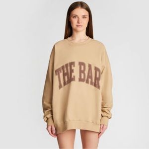 NWT The Bar Varsity Sweatshirt Size L